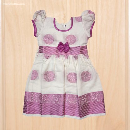 Pink colour Kids Frock